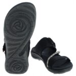 Merrell Terran 4 Slide J006396 – Black Leather – Womens Sandals, Sliders & Toe Posts - Crep Direct UK
