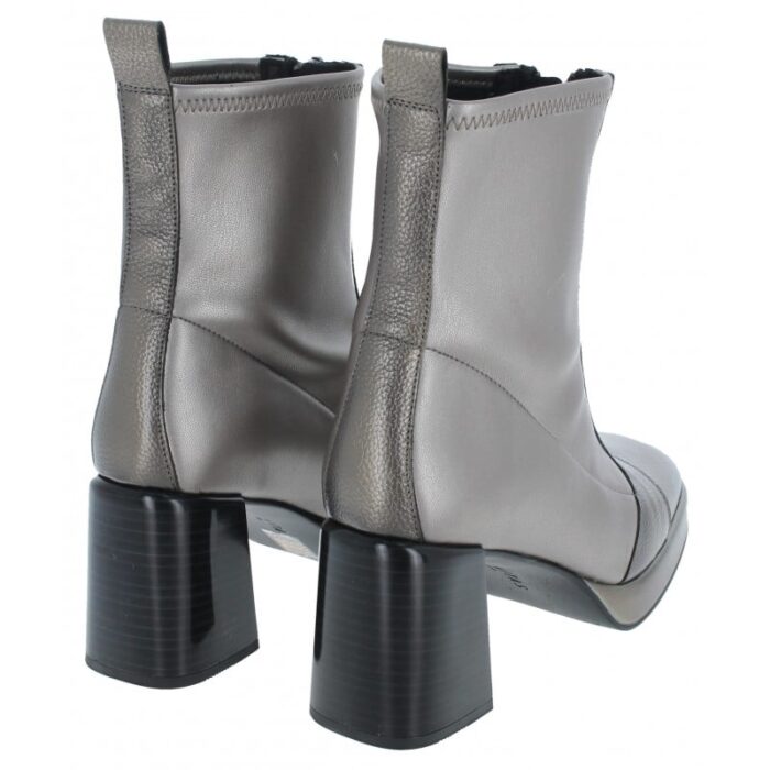 Hispanitas Tokio HI243658 Heeled Ankle Boots – Basalt Leather – Womens Boots - Crep Direct UK