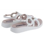 Wonders Toledo C-6533 Flat Sandals – White Leather – Womens Sandals, Sliders & Toe Posts - Crep Direct UK