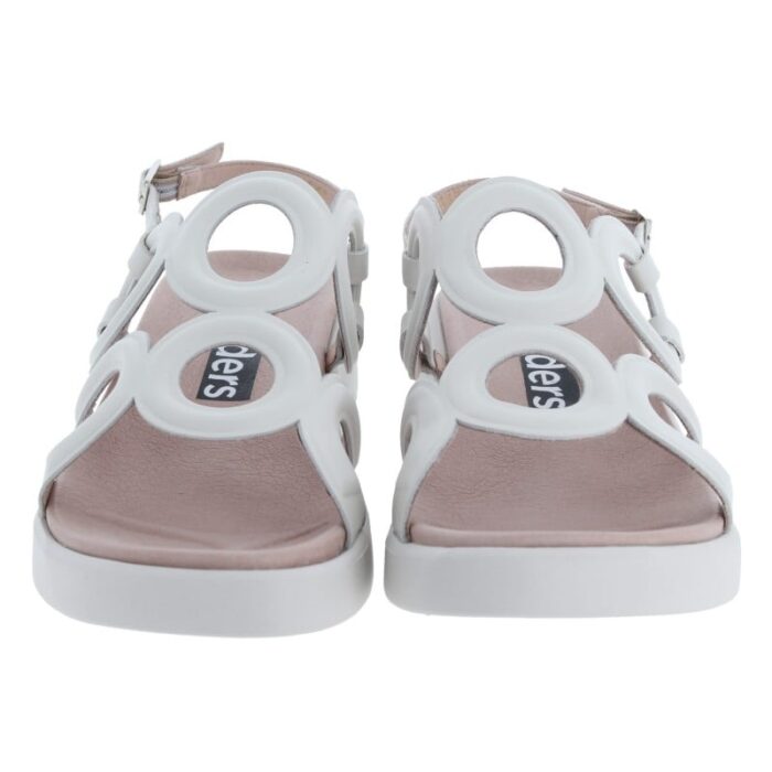 Wonders Toledo C-6533 Flat Sandals – White Leather – Womens Sandals, Sliders & Toe Posts - Crep Direct UK
