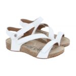 Josef Seibel Tonga 25 78519 Sandals – White Leather – Womens Sandals, Sliders & Toe Posts - Crep Direct UK