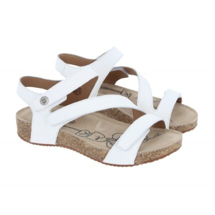 Josef Seibel Tonga 25 78519 Sandals - White Leather - Womens Sandals, Sliders & Toe Posts
