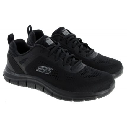Skechers Track – Broader 232698 Trainers – Black – Mens Shoes - Crep Direct UK