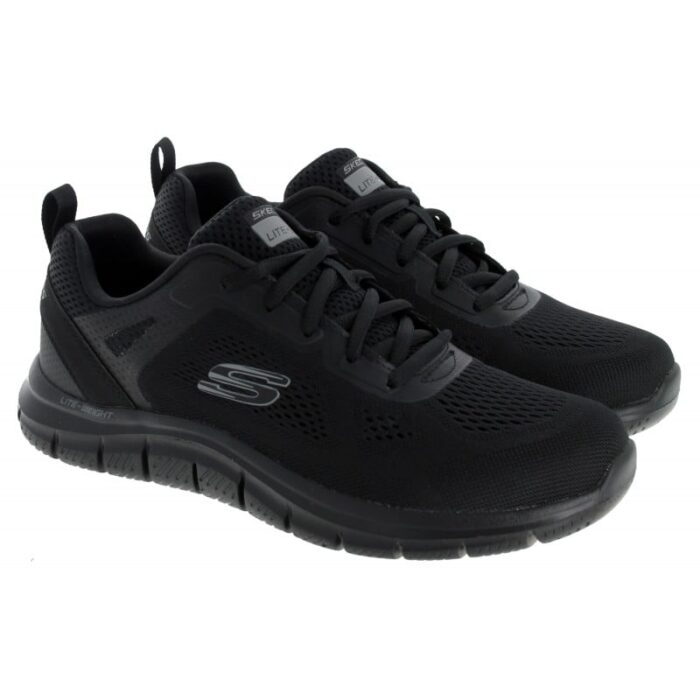 Skechers Track – Broader 232698 Trainers – Black – Mens Shoes - Crep Direct UK