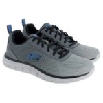 Skechers Track- Ripkent 232399 Trainers – Charcoal Grey – Mens Shoes - Crep Direct UK