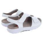Gabor Trickle 66.815 Sandals – White Leather – Womens Sandals, Sliders & Toe Posts - Crep Direct UK