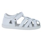 Bobux I Walk Tropicana II 6383 Closed Toe Sandals – White – Girls Sandals - Crep Direct UK