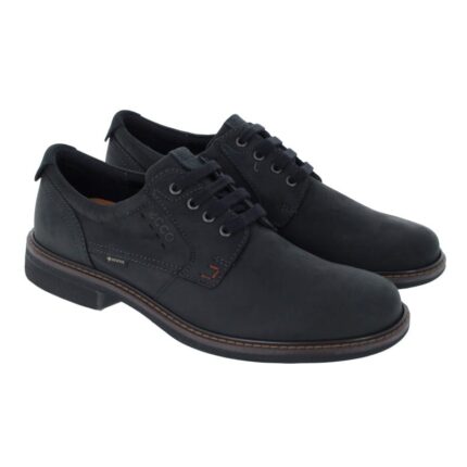 Ecco Turn GTX Plain Toe 510174 Shoes – Black – Mens Shoes - Crep Direct UK
