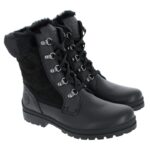 Panama Jack Tuscani Boots – Black Leather – Womens Boots - Crep Direct UK