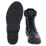 Panama Jack Tuscani Boots – Black Leather – Womens Boots - Crep Direct UK