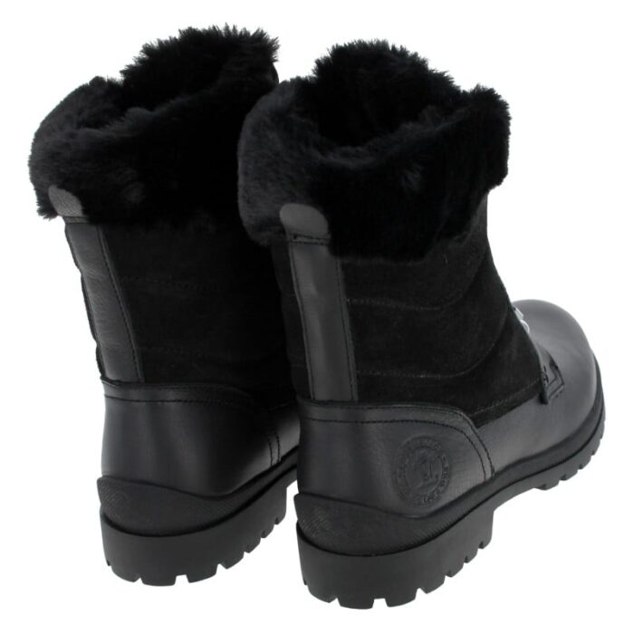 Panama Jack Tuscani Boots – Black Leather – Womens Boots - Crep Direct UK