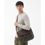 Barbour Wax Leather Tarras Bag UBA0003 – Green Waxed Cotton – Mens Wallets, Bags and Accessories - Crep Direct UK