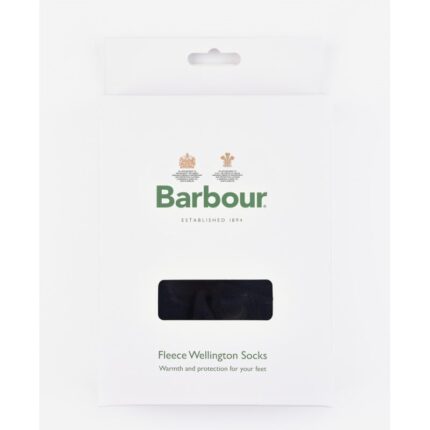 Barbour Fleece Wellington Socks UFA0006 – Navy – Ladies Clothing - Crep Direct UK