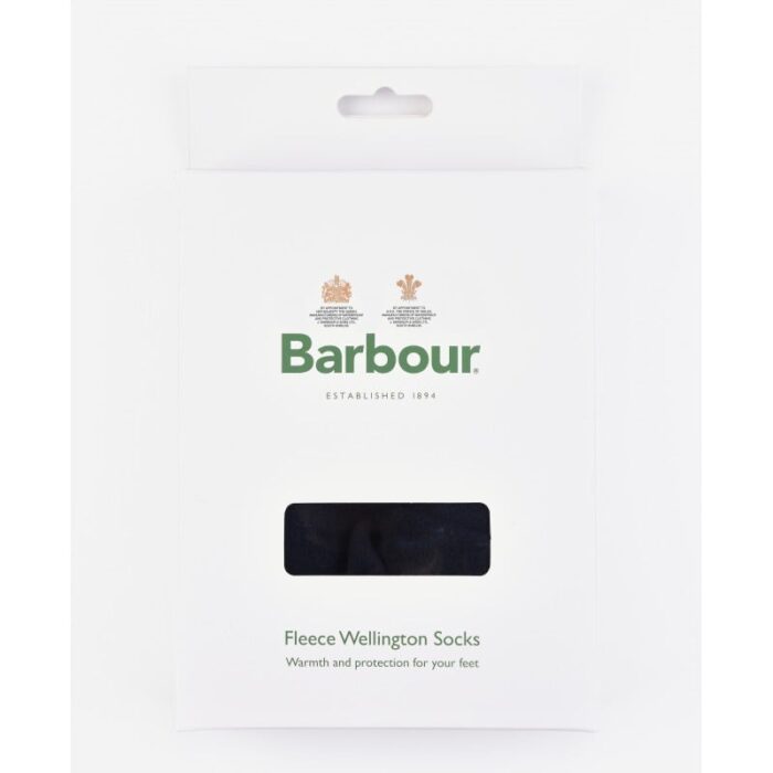 Barbour Fleece Wellington Socks UFA0006 – Navy – Ladies Clothing - Crep Direct UK