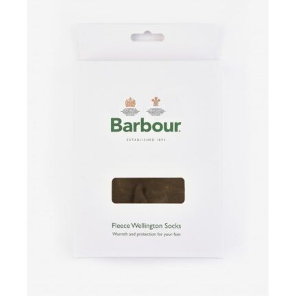 Barbour Fleece Wellington Socks UFA0006 – Green – Ladies Clothing - Crep Direct UK