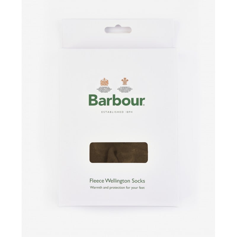 Barbour Fleece Wellington Socks UFA0006 – Green – Ladies Clothing - Crep Direct UK