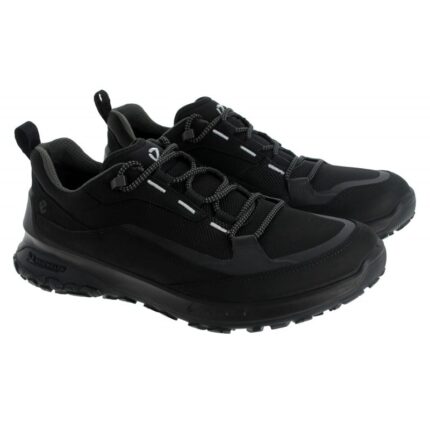 Ecco Ult-Trn M 824254 Waterproof Shoes - Black Nubuck - Mens Shoes