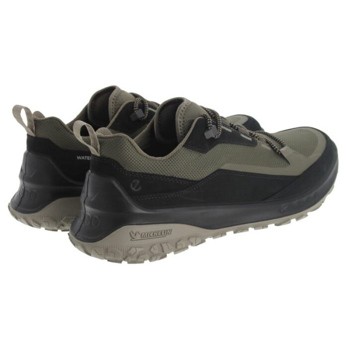 Ecco Ult-Trn M 824254 Waterproof Shoes – Black/Tarmac Nubuck – Mens Shoes - Crep Direct UK