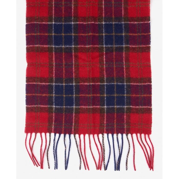 Barbour Tartan Lambswool Scarf USC0001 – Red Tartan – Ladies Clothing - Crep Direct UK
