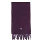Barbour Plain Lambswool USC0008 Scarf – Damson – Mens Clothing - Crep Direct UK