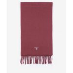 Barbour Plain Lambswool Scarf USC0008 – Port Red – Mens Clothing - Crep Direct UK