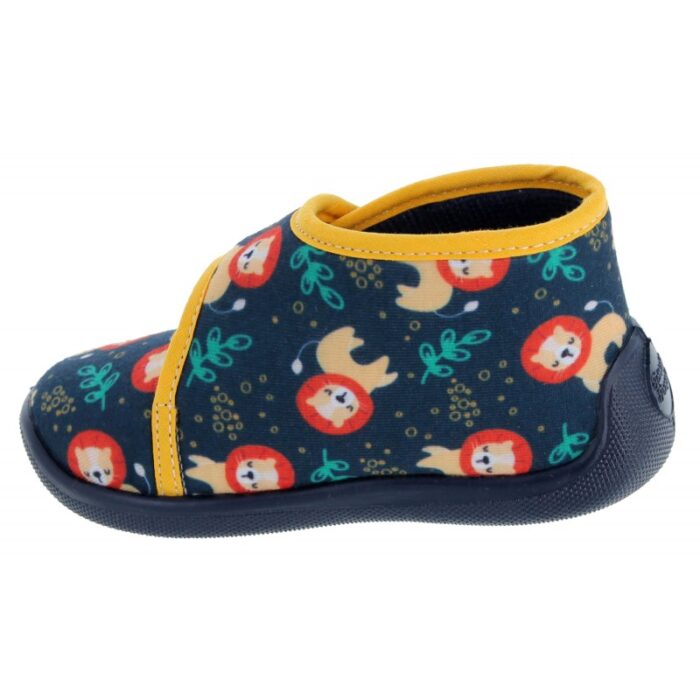 Constant Bossi Galia1 PB Blue (Marine) Textile – Boys Slippers - Crep Direct UK