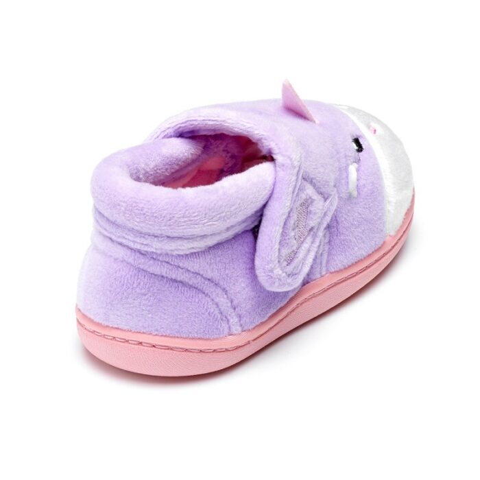 Chipmunks Unicorn Memory Foam Slippers – Lilac – Girls Slippers - Crep Direct UK