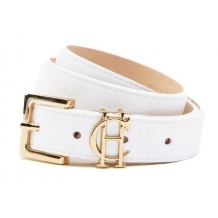 Holland Cooper HC Slim Logo Belt – White Leather – Ladies Clothing - Crep Direct UK Holland Cooper HC Slim Logo Belt – White Leather – Ladies Clothing - Crep Direct UK