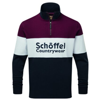 Schoffel Exeter Heritage 1/4 Zip 4045 – Bordeaux Cotton – Mens Clothing - Crep Direct UK Schoffel Exeter Heritage 1/4 Zip 4045 – Bordeaux Cotton – Mens Clothing - Crep Direct UK