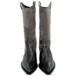 Alpe Vendome 526371 Cowboy Knee High Boots – Grey Suede – Womens Boots - Crep Direct UK