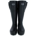 Le Chameau Vierzonord Neoprene 1175 Wellingtons – Black Rubber – Womens Wellingtons - Crep Direct UK
