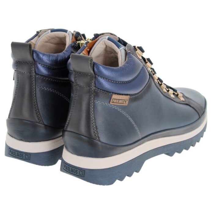 Pikolinos Vigo W3W-8564 Ankle Boots – Blue Leather – Womens Boots - Crep Direct UK