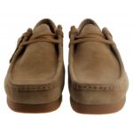 Clarks Wallabee EVO Shoes – Dark Sand Suede – Mens Shoes - Crep Direct UK