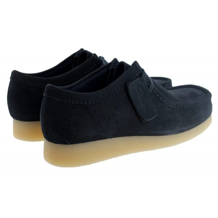 Clarks Wallabee EVO Shoes – Navy Suede – Mens Shoes - Crep Direct UK