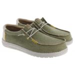Hey Dude Wally Coastline Jute 40952 Shoes – Olive – Mens Shoes - Crep Direct UK