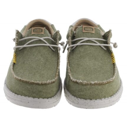 Hey Dude Wally Coastline Jute 40952 Shoes – Olive – Mens Shoes - Crep Direct UK