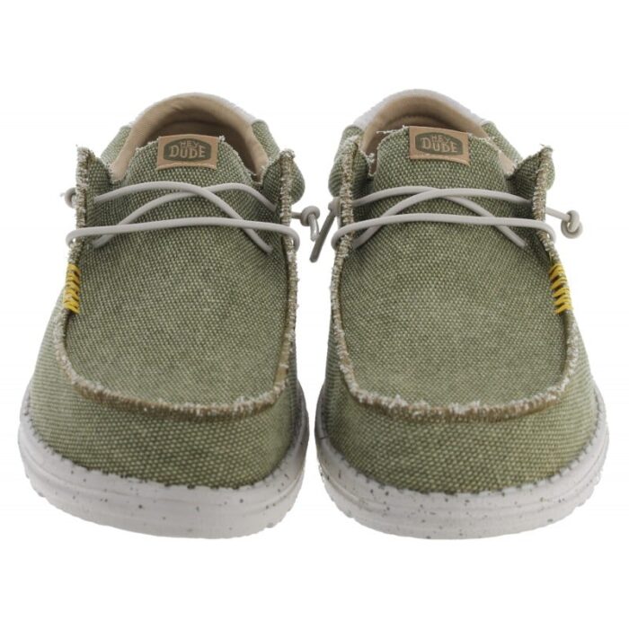 Hey Dude Wally Coastline Jute 40952 Shoes – Olive – Mens Shoes - Crep Direct UK