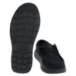 Hey Dude Wally X Suede Shoes – Black Suede – Mens Shoes - Crep Direct UK