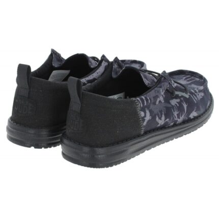 Hey Dude Wally Funk Shoes – Black – Mens Shoes - Crep Direct UK