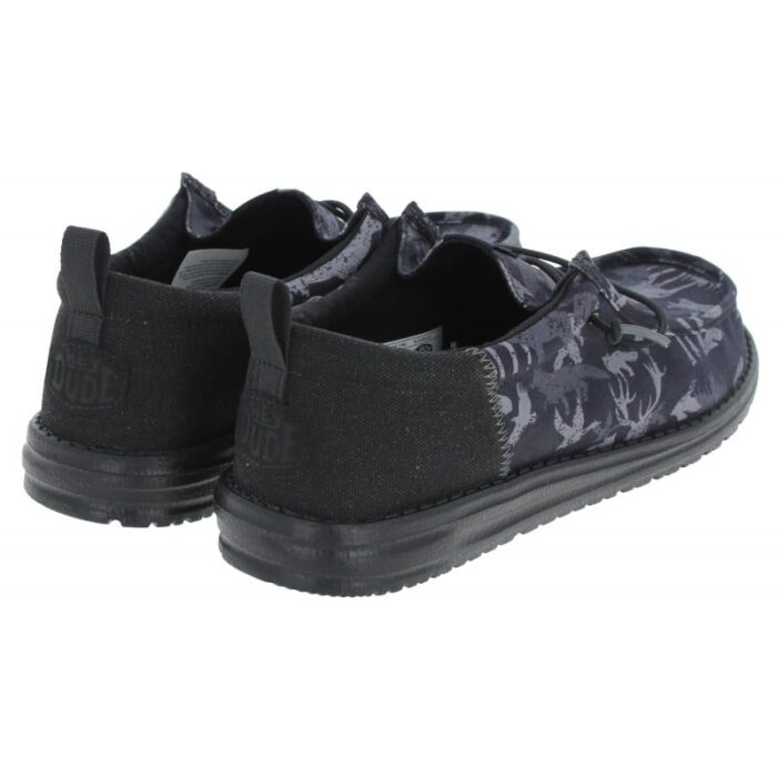 Hey Dude Wally Funk Shoes – Black – Mens Shoes - Crep Direct UK