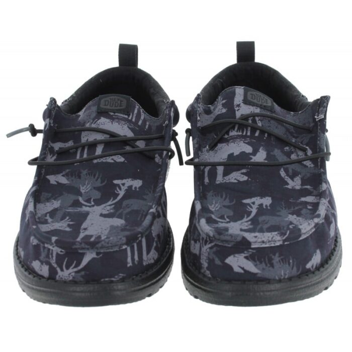 Hey Dude Wally Funk Shoes – Black – Mens Shoes - Crep Direct UK