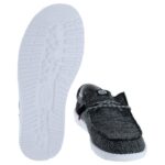 Hey Dude Wally Funk Open Mesh 40898 Shoes – Black/White – Mens Shoes - Crep Direct UK
