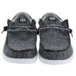 Hey Dude Wally Funk Open Mesh 40898 Shoes – Black/White – Mens Shoes - Crep Direct UK