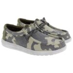 Hey Dude Wally Washed Camo 40694 Shoes – Camo – Mens Shoes - Crep Direct UK