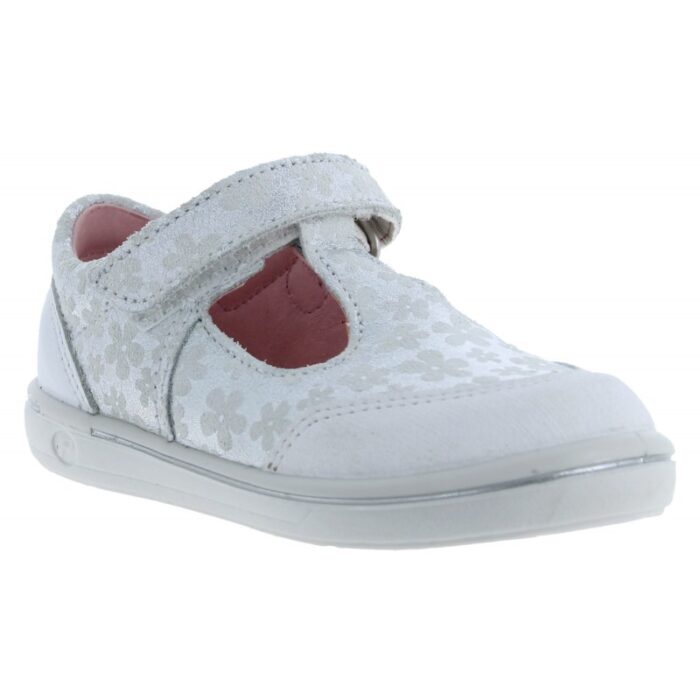 Ricosta Winnie 2600802 Shoes – Bianco/Weiss Leather – Girls Shoes - Crep Direct UK