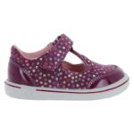 Ricosta Winny 2600802 T-Bar Shoes – Merlot Leather – Girls Shoes - Crep Direct UK