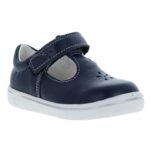 Ricosta Winona 2600202 T-Bar Shoes – Nautic Leather – Girls Shoes - Crep Direct UK