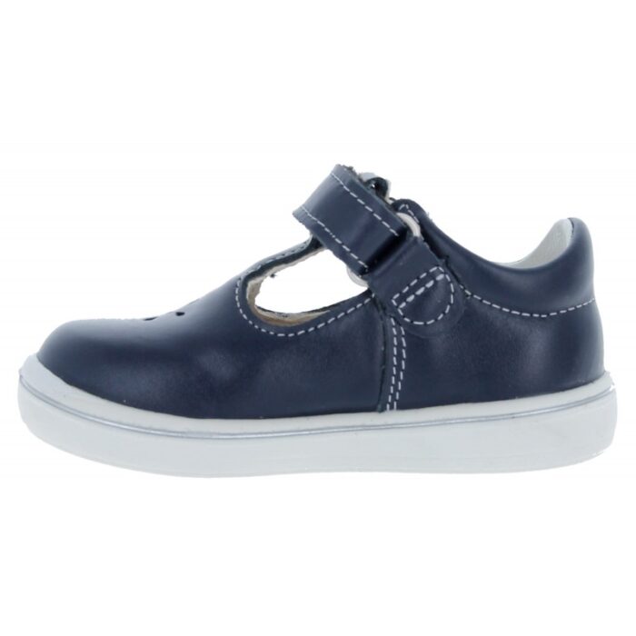 Ricosta Winona 2600202 T-Bar Shoes – Nautic Leather – Girls Shoes - Crep Direct UK