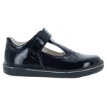 Ricosta Winona 2600202 T-Bar Shoes – Blue Patent – Girls Shoes - Crep Direct UK