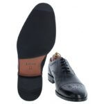 Loake Woodstock Shoes – Black Leather – Mens Shoes - Crep Direct UK